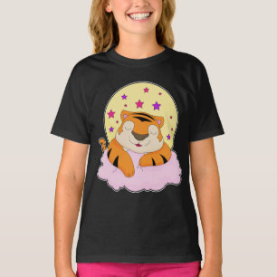 T-shirt Étoiles de sommeil de tigre nuages