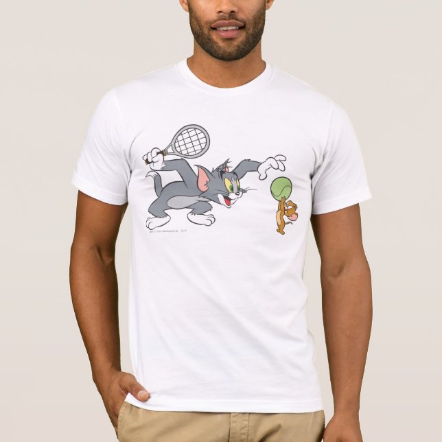 T-shirt Étoiles de tennis Tom et Jerry 2 (Devant)