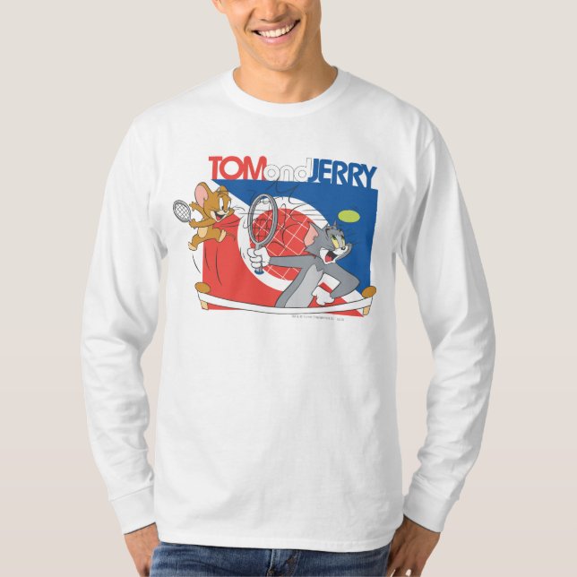 T-shirt Étoiles de tennis Tom et Jerry 4 (Devant)