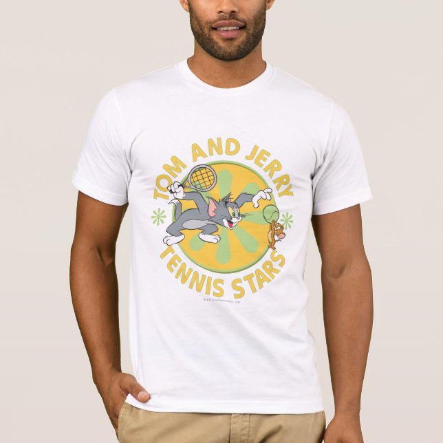 T-shirt Étoiles de tennis Tom et Jerry 5 (Devant)