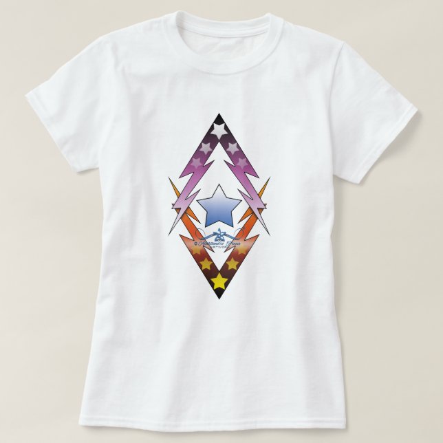 T-shirt Étoiles de tonnerre (Design devant)