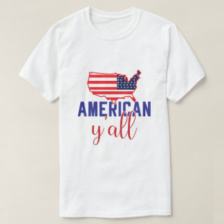 T-shirt Étoiles et bandes patriotiques abstraites Fierté a