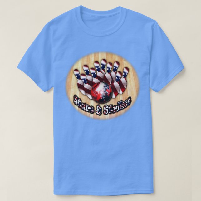 T-shirt Étoiles et frappes 2 1 (Design devant)