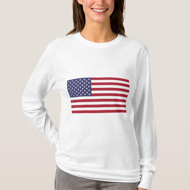 T-shirt Étoiles et rayures américaines (Devant)