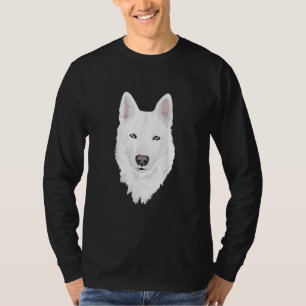 T-shirt Etonnant Husky Sibérien blanc - Douce neige blanc