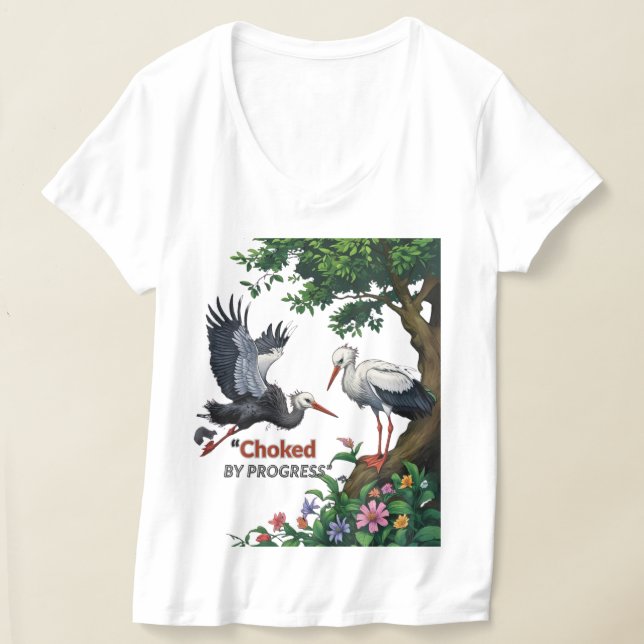 T-shirt Étouffé par le Progrès (Poser)