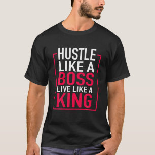 T-shirt Étournez Comme Un Patron Vit Comme Un Roi Entrepre