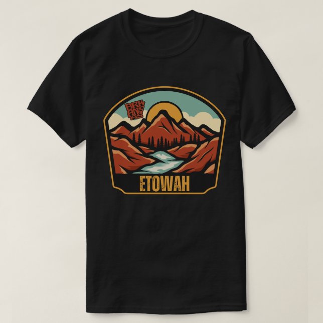 T-shirt Etowah, Arkansas (Design devant)