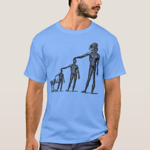 T-shirt Étrange et étrange évolution de la biologie Neande