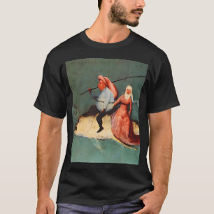 T-shirt Étrange poisson volant avec conception de cavalier