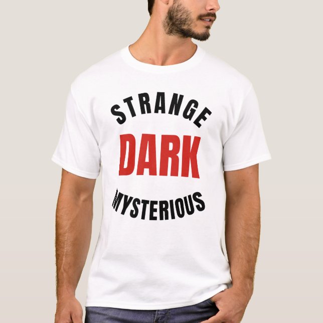 T-shirt étrange, sombre et mystérieux, M. Ballen (Devant)