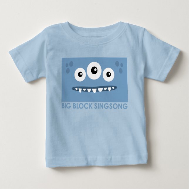 T-shirt étranger de bébé d'amis de l'espace de (Devant)