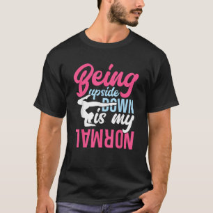 T-shirt Être À L'Étranger Est Ma Gymnase De Cheerled Norma