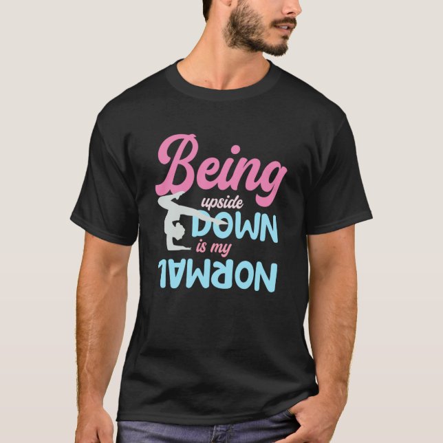 T-shirt Être À L'Étranger Est Mon Gymnaste Normal Dit 5 (Devant)