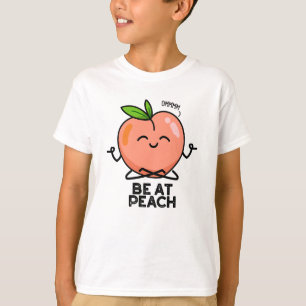 T-shirt Être À Peach Funky Fruit Pun