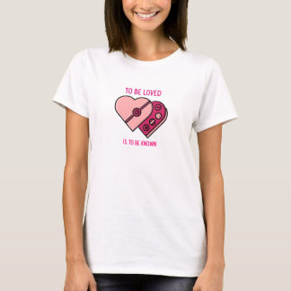 T-shirt Être Amoureux, C'Est Être Connu Amour