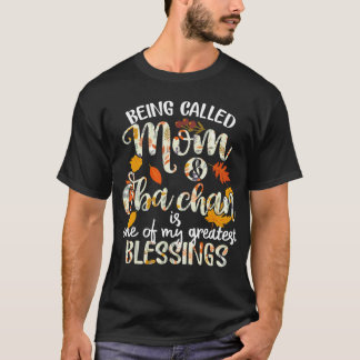 T-shirt Être appelé Maman & Oba-chan Thanksgiving Christia