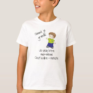 T-shirt Être autiste
