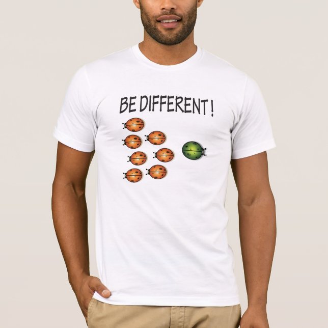 T-SHIRT ÊTRE DIFFÉRENT (Devant)