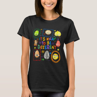 T-shirt Être différent sensibilisation à l'autisme puzzle