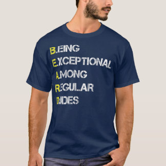 T-shirt Être exceptionnel parmi les hommes réguliers t
