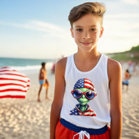 Être extraterrestre patriotique