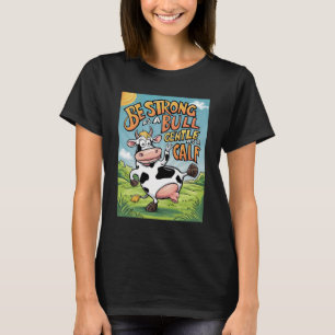 T-shirt Être Forte Comme Une Taureau