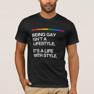 T-SHIRT ÊTRE GAI N'EST PAS UN MODE DE VIE