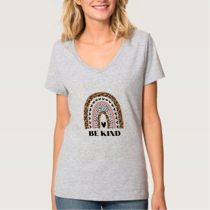 T-shirt être gentil arc-en-ciel