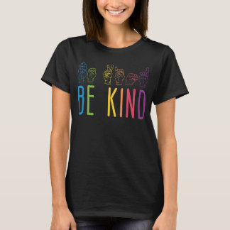 T-shirt Être gentil ASL