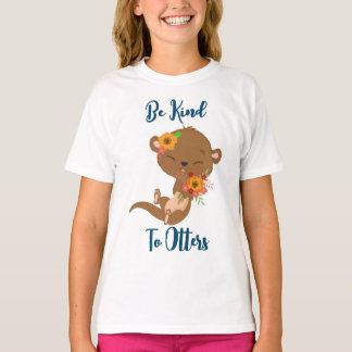 T-shirt Être gentil avec les Otter