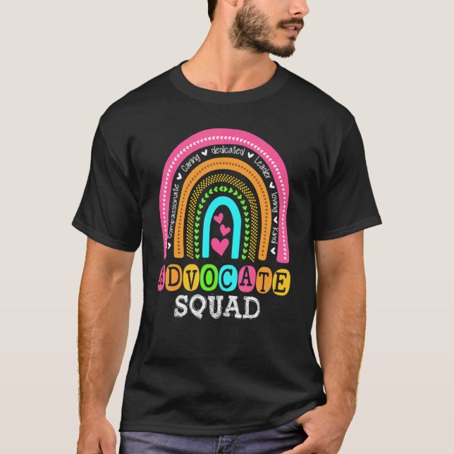 T-shirt Être Gentil Inclure Autism Advocate Squad Spad Ens (Devant)