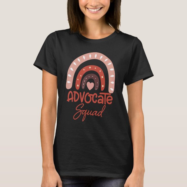 T-shirt Être Gentil Inclure Autism Advocate Squad Spad Ens (Devant)