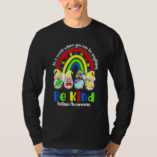 T-shirt Être gentil Mois de Sensibilisation sur l'autisme 