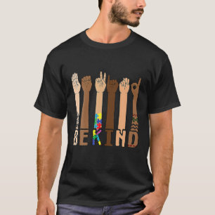 T-shirt Être gentil Signer Langue Main Taler Enseignants 
