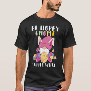 T-shirt Être Gnome Groupie Matière Gnome Oeufs Bunny Pâque