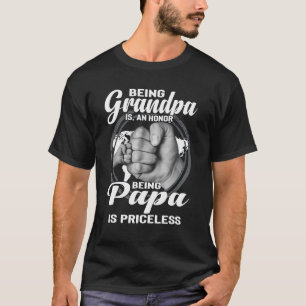 T-shirt Être Grand-Père Est Un Honneur Être Papa Est Inest