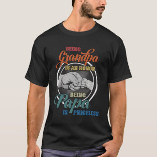 T-shirt Être Grand-Père Est Un Honneur Être Papa Est Inest