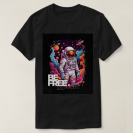 T-shirt ÊTRE GRATUIT Conception des astronautes