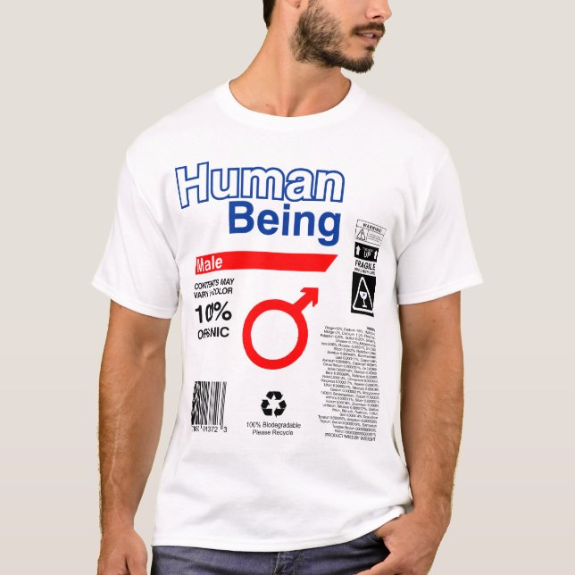 T-shirt Être humain - mâle (Devant)