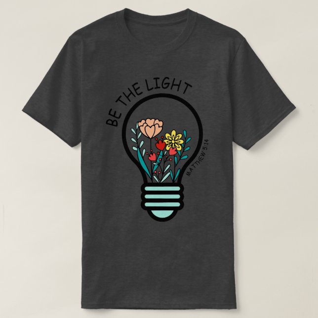 T-shirt être la lumière matthew 514 santé mentale (Design devant)