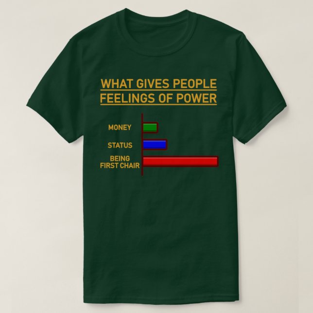 T-shirt Être le premier président (Design devant)