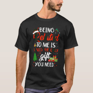T-shirt Etre Lié À Moi Drôle Noël Famille Xmas Pa