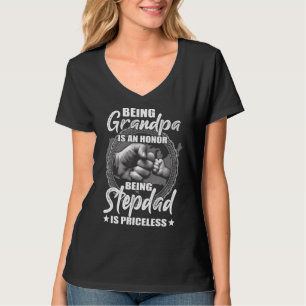 T-shirt Être Mens Grand-Père Est Un Honneur Etre Stepdad E