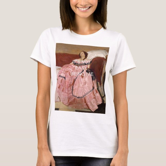 T-shirt Être moi n'est pas facile (Devant)