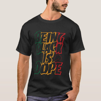 T-shirt Être Noir est fou