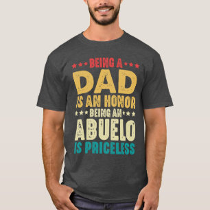 T-shirt Être Papa Un Honneur Être Abuelo Est Inestimable