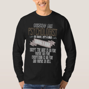 T-shirt Être psychologue est une profession facile carrièr