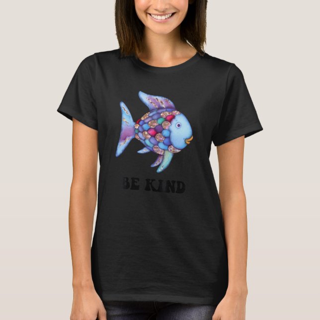 T-shirt Être Sage Rainbow Fish Enseignant La Vie À La (Devant)