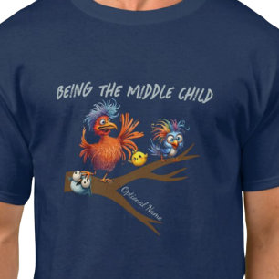 T-shirt Être un enfant moyen